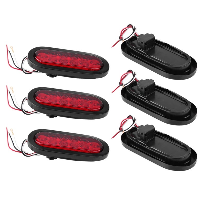 12V LED Trailer Lights: Waterproof Polycarbonate Housing - Vibration Resistant Stop Turn Tail Lights for Trailer Truck Vans - Image 3