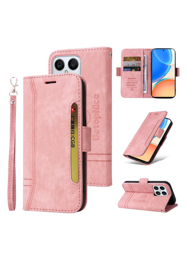 Case For Honor X8 5G / X6 Dual-side Buckle Leather Phone Case