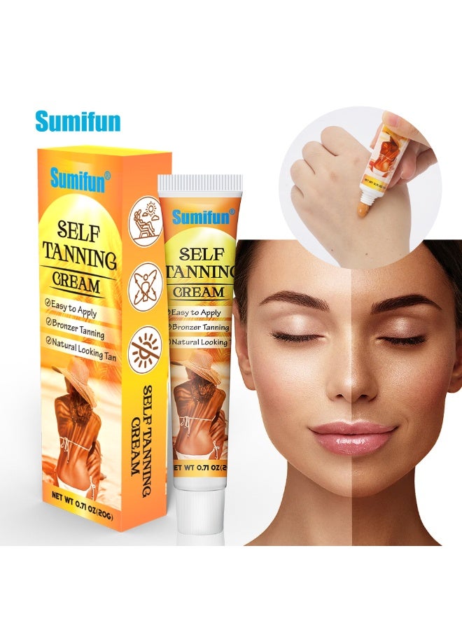 Sumifun كريم تان ذاتي من سومي فون - لوشن برونزي بتأثير طبيعي بدون شمس 20 جرام - Image 2