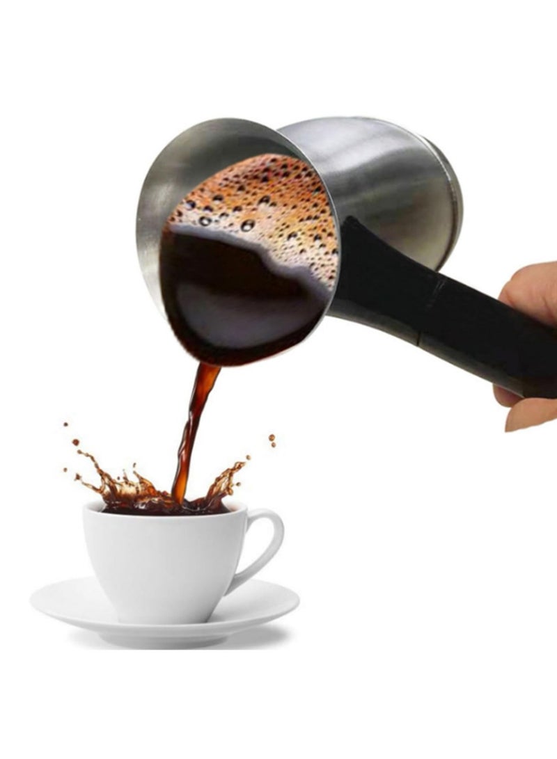 لاك لايش لاك غلاية قهوة كهربائية-500 مللي-650 واط-360-تدوير قاعدة صانع القهوة ، مادة الفولاذ المقاوم للصدأ-مناسبة للمنزل - Image 3