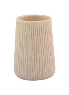 TATAY Saigon Elegant Design Polyresin Bathroom Tumbler Beige 10.3 x 7.7 x 7.7 cm 6360100 