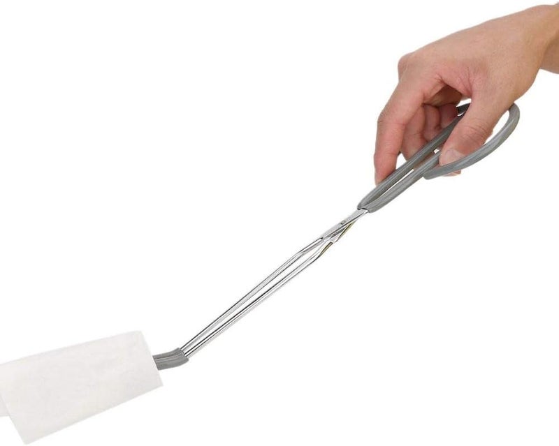 woobles Long Toilet Paper Tongs, Bottom Wiper for Independent Daily Living Comfort, Lightweight Self Wipe Hygiene Assistance Tool 15'' 15'' - Image 2