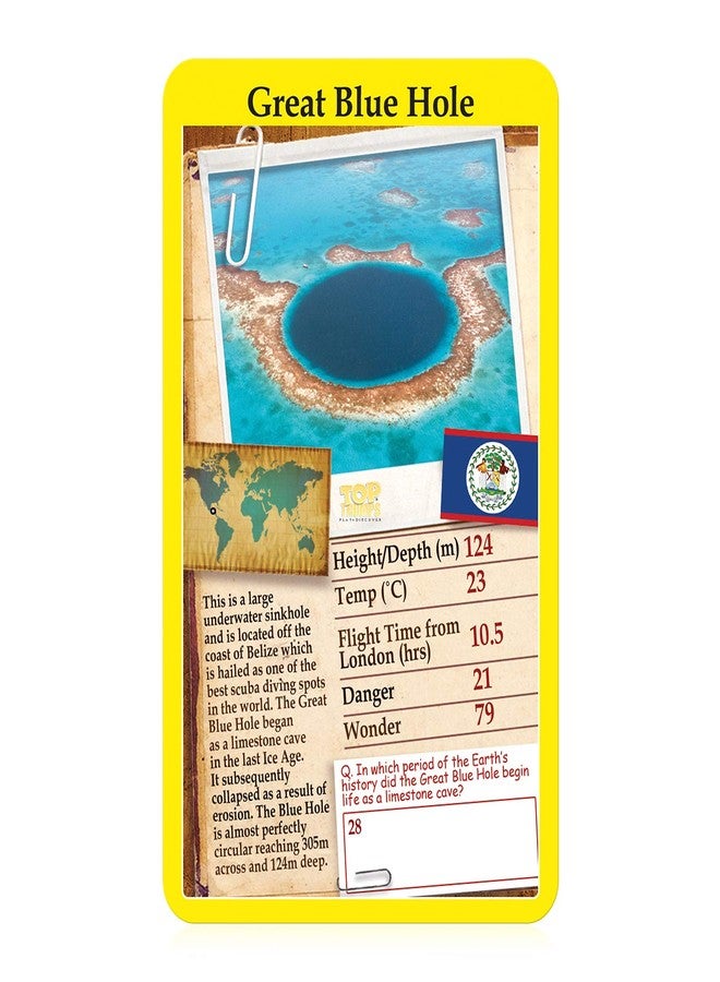 Top Trumps Wonders of The World Classics Card Game, Discover Interesting Facts in This Educational Packed Game Including The Height of Mount Everest, 2 Plus Players Makes a Great Gift for Ages 6 Plus - Image 4