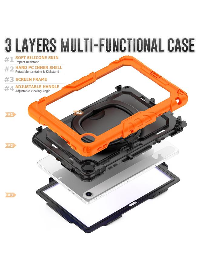 S-TOP Case For Lenovo Tab 10.1 TB-311XU/FU D Type Silicone Hybrid PC Tablet Case with Handle Holder - Image 3
