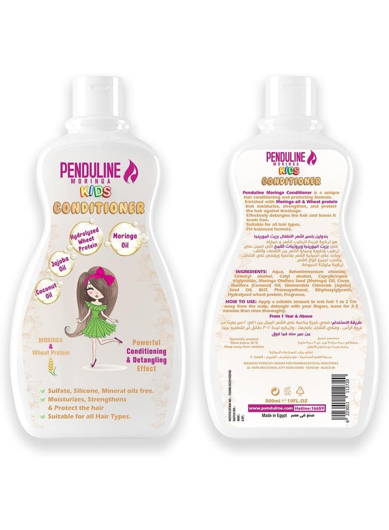Penduline Moringa Kids Conditioner for Fine and Oily Hair, 2 pc, 300ml - Image 2