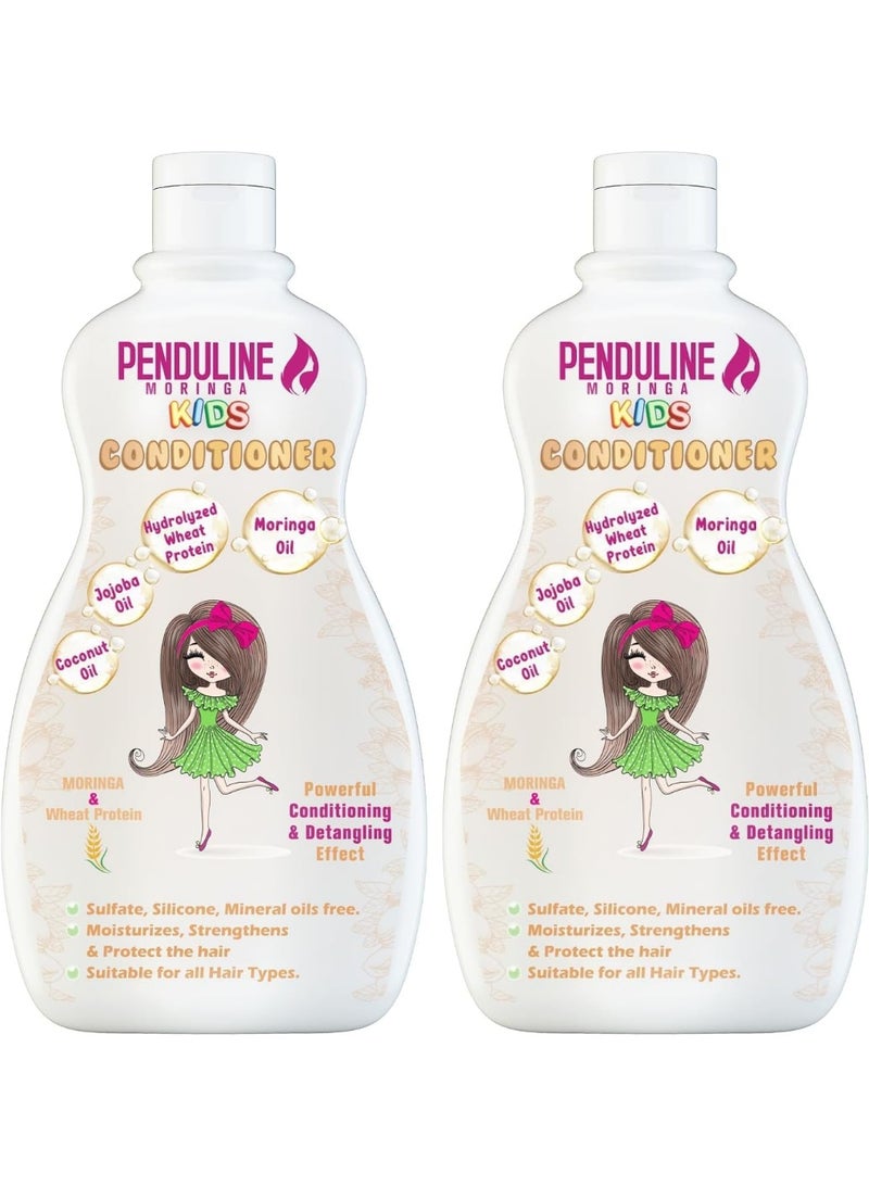 Penduline Moringa Kids Conditioner for Fine and Oily Hair, 2 pc, 300ml - Image 1