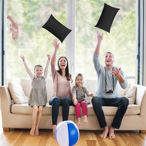 Utopia Bedding Throw Pillows (Pack of 2, Black), 12 x 20 Inches Indoor Decorative Pillow Insert for Sofa, Bed and Couch - Image 4