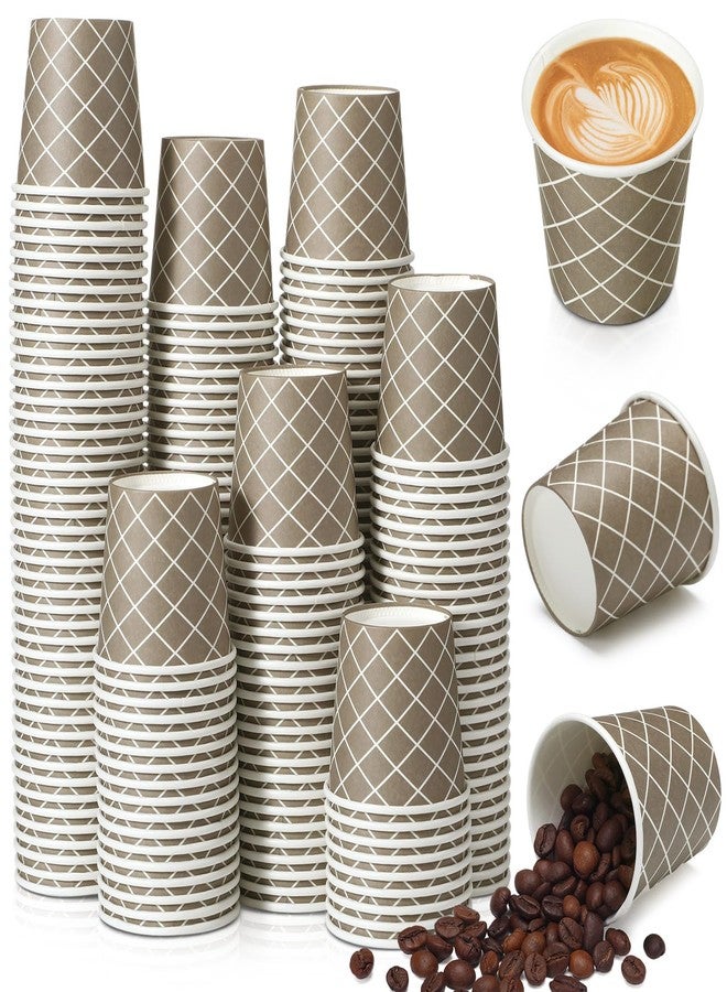 Rtteri 200 Pcs Count 3 oz Disposable Coffee Cups Disposable Espresso Cups Small Paper Cups 3 oz Cups for Coffee Tea Cocoa Juice Mini Paper Cups for Cafes Offices and Home - Image 1