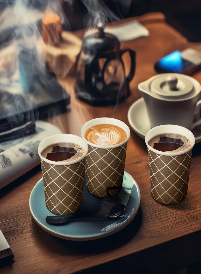 Rtteri 200 Pcs Count 3 oz Disposable Coffee Cups Disposable Espresso Cups Small Paper Cups 3 oz Cups for Coffee Tea Cocoa Juice Mini Paper Cups for Cafes Offices and Home - Image 4