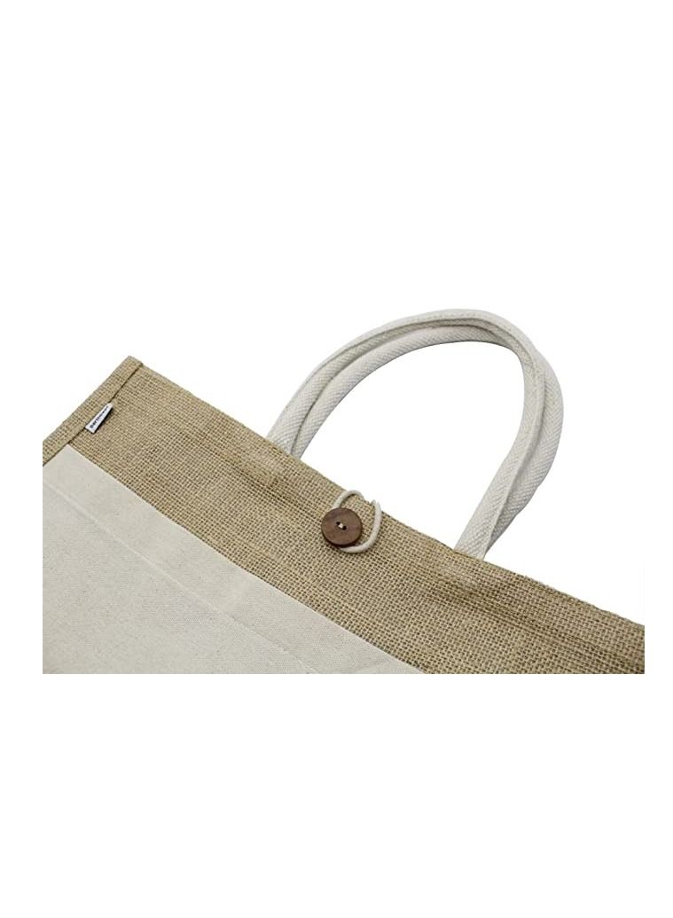 Jute Bags With Canvas Pocket Printed For Celebrating Of The UAE National Day  - Image 4
