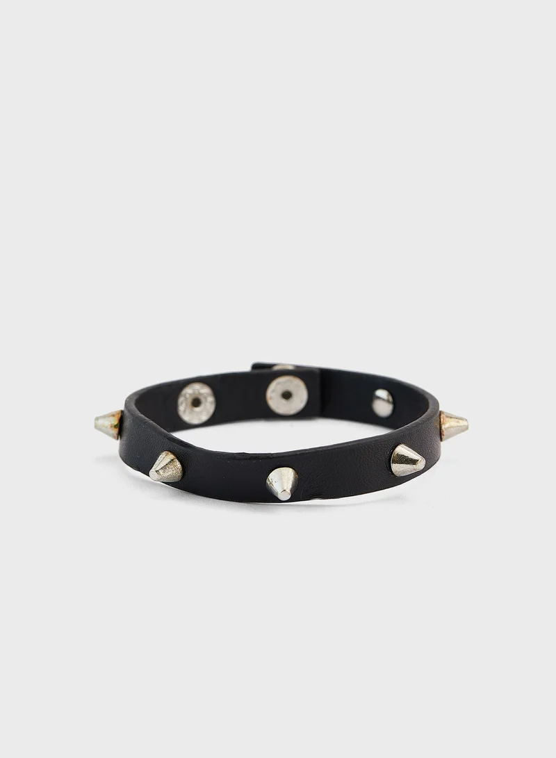 Claires Kids Set Of 3 Leather Bracelet