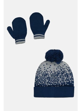 PJ Masks Toddlers Boy 2 Pcs Beanie And Winter Gloves, Navy  - Image 2