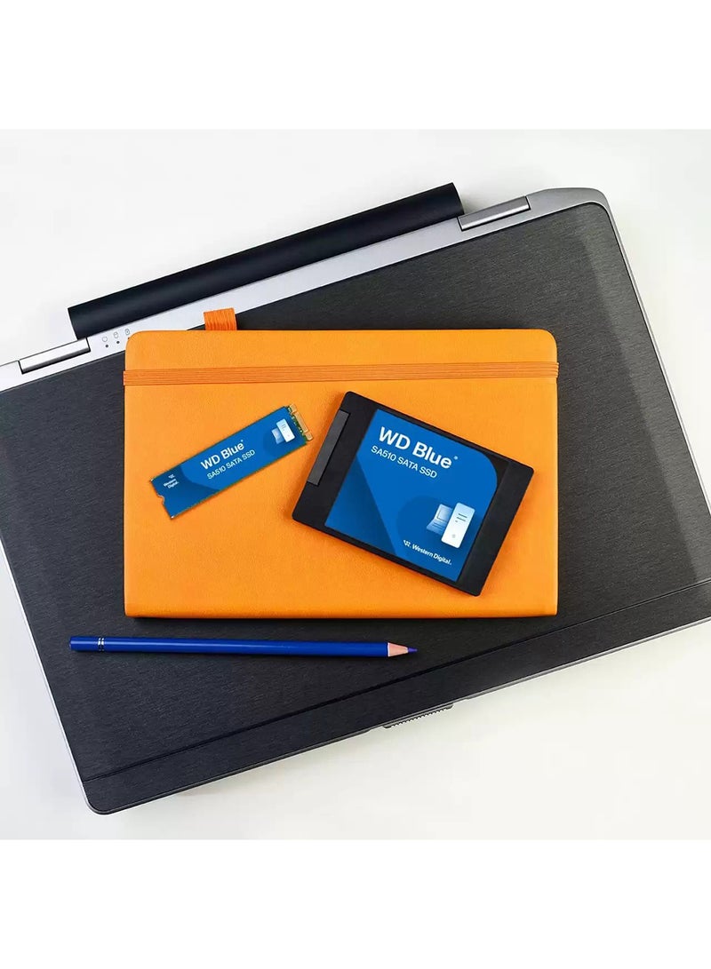 sandisk WD Blue SA510 500GB 2.5" SATA III Internal SSD, Up to 560MB/s Read, 510MB/s Write, 3D NAND, 200TBW, Acronis Cloning Software | WDS500G3B0A-00AXR0 - Image 3