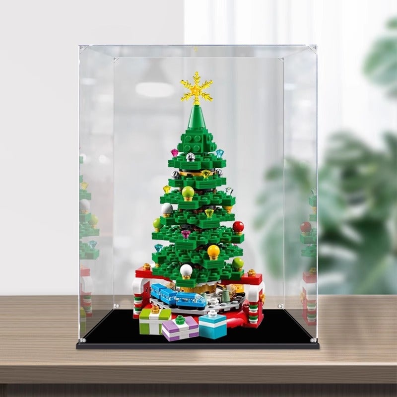 Acrylic Display Box For Lego 40338 Christmas Tree Hand-Made Building Blocks Model Storage Box Transparent Dust-Proof Box - Image 2