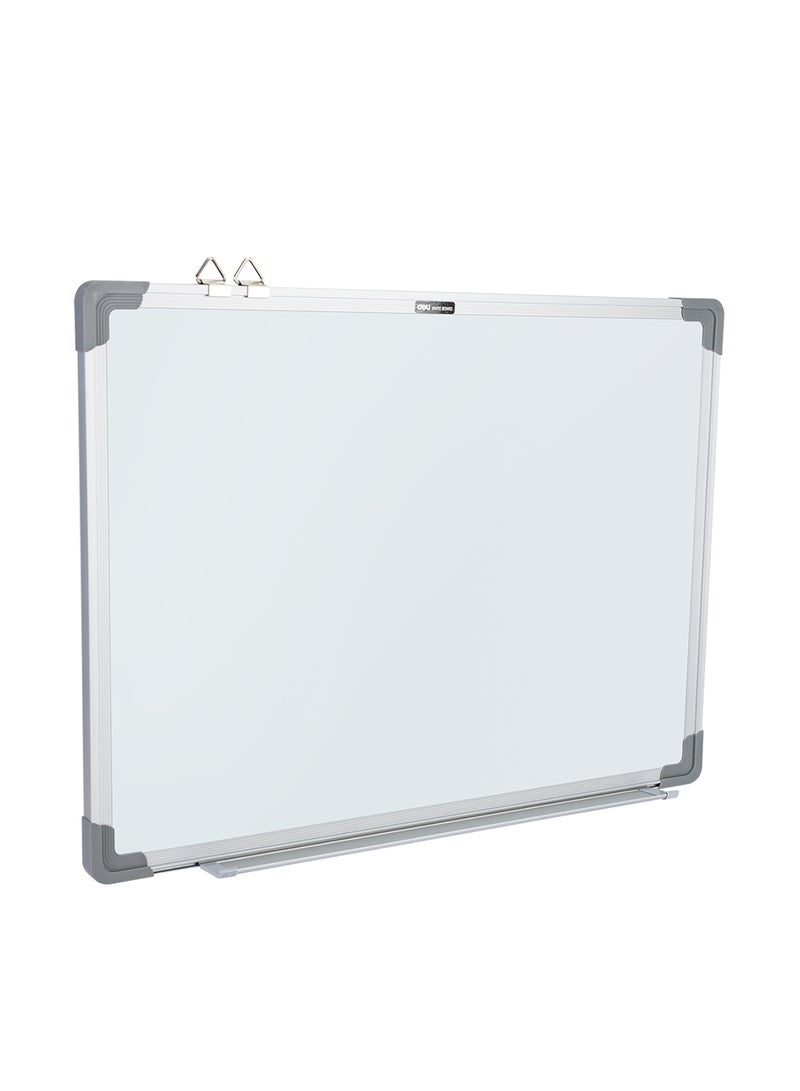 Deli Magnetic Whiteboard with Aluminum Frame (‎600 x 900 mm), Smooth Writing and Easy Wiping, Scratch Resistant Surface, Perfect for Planning, Drawing, and Educational Activities , Suitable for Home, Office, and Classroom Use  - Image 2