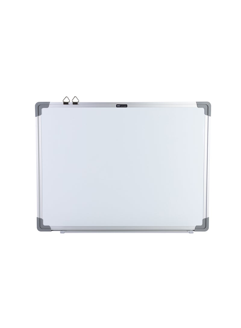 Deli Magnetic Whiteboard with Aluminum Frame (‎600 x 900 mm), Smooth Writing and Easy Wiping, Scratch Resistant Surface, Perfect for Planning, Drawing, and Educational Activities , Suitable for Home, Office, and Classroom Use  - Image 1