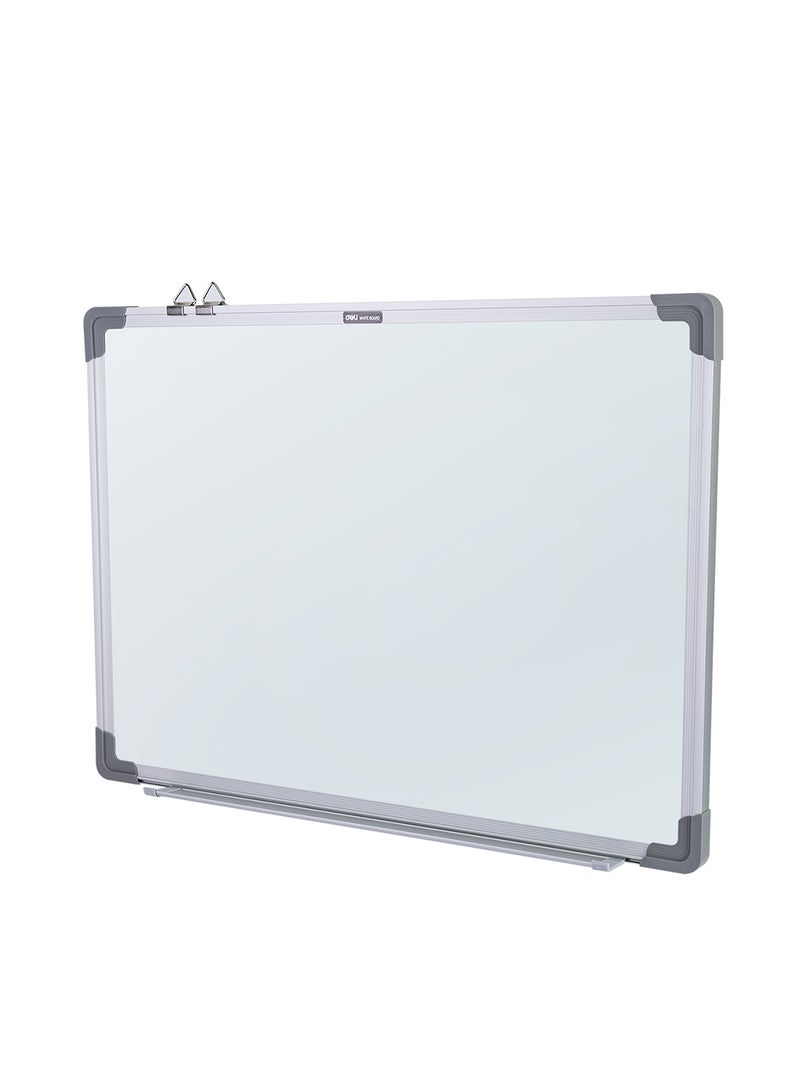 Deli Magnetic Whiteboard with Aluminum Frame (‎600 x 900 mm), Smooth Writing and Easy Wiping, Scratch Resistant Surface, Perfect for Planning, Drawing, and Educational Activities , Suitable for Home, Office, and Classroom Use  - Image 3
