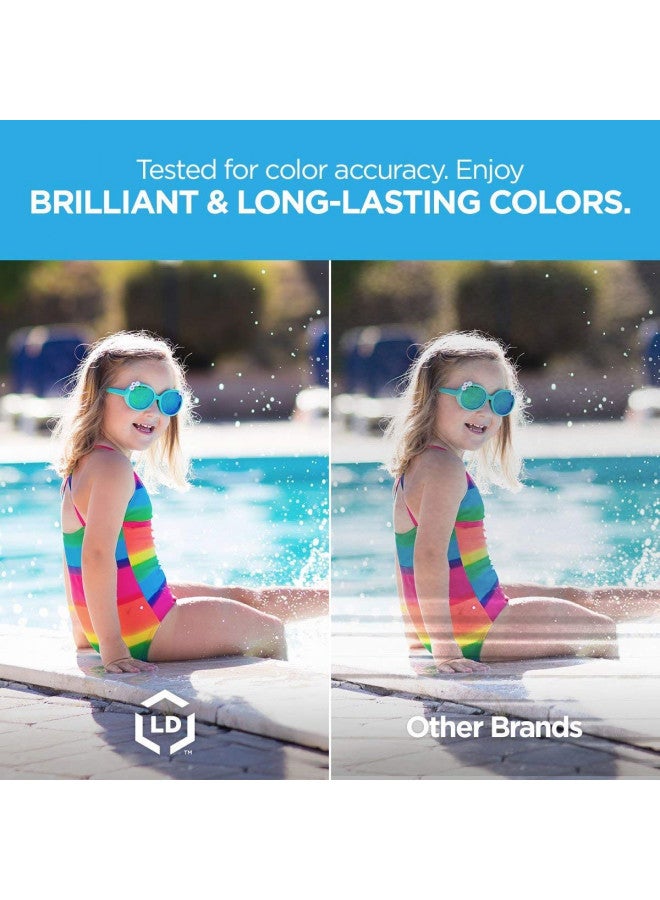 LD Compatible Ink Bottle Replacements for Epson 774 & Epson 664 (1 Black, 1 Cyan, 1 Magenta, 1 Yellow, 4-Pack) - Image 3