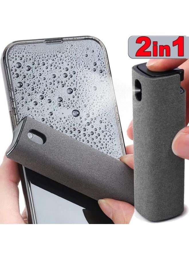 Generic - Screen Cleaner Sterilization Disinfection Cleansing Screen Cleaner Spray Safe for All Phones Laptop and Tablet Screens, Spray and Microfiber Cloth - Image 1