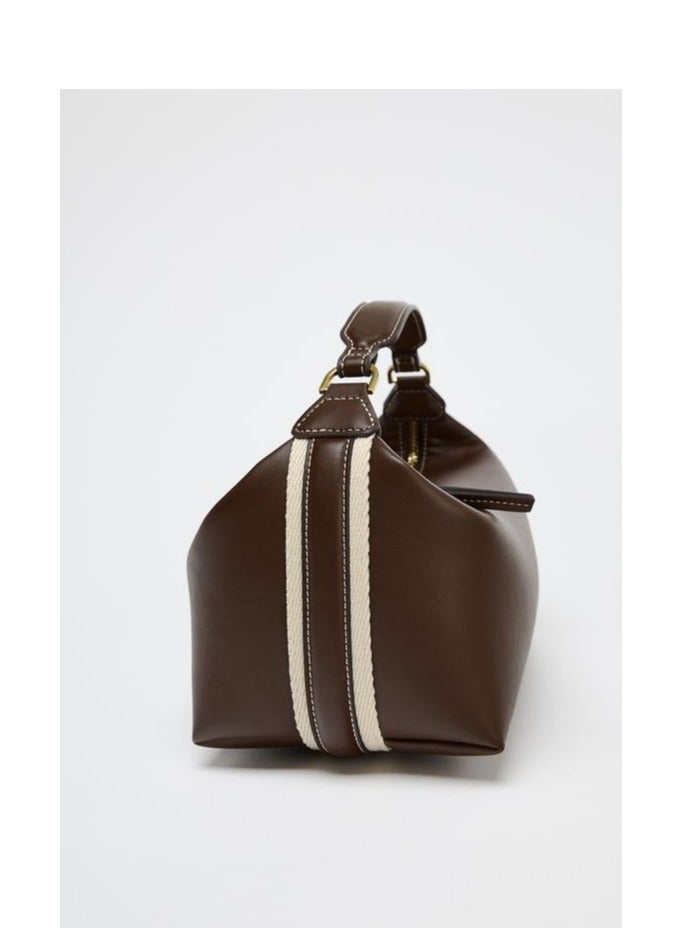 عرب شنطة يد نسائية كاجوال – جلد فاخر – تصميم عملي أنيق – بني - Image 3