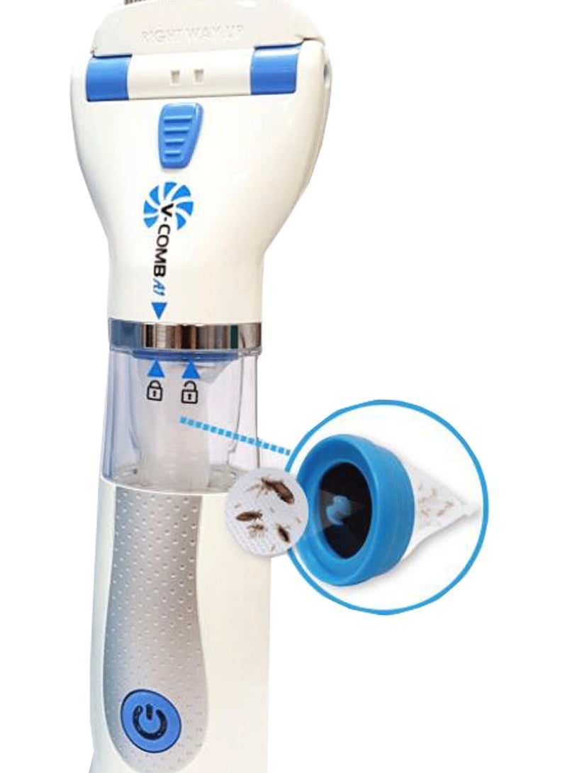 في كومب جهاز مبتكر للتخلص من القمل لا يسبب الحساسية قابل بالشحن و بدون مواد كيميائية في كومب موديل A1 - Image 3