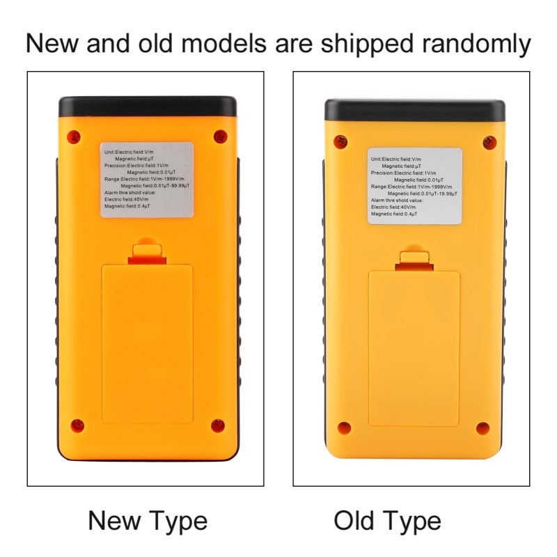 Radiation Tester: Compact Portable Device With Large Clear LCD Display - Dual-Purpose Electric Magnetic Field Testing, One-Button Data Lock, Automatic Alarm for Field Measurement Safety Assessment - Image 3