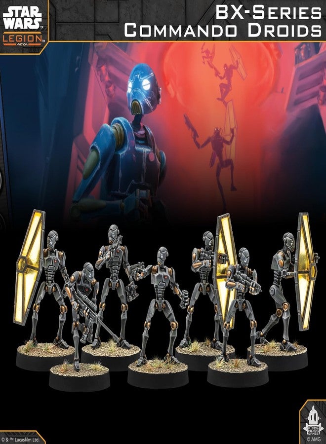 أسمودي لعبة Asmodee Star Wars: Legion BX-Series Droid Commandos - لعبة مجسمات مصغرة، لعبة استراتيجية للأطفال والكبار، من عمر 14 عامًا فما فوق، لاعبان، مدة اللعب 90 دقيقة - Image 4