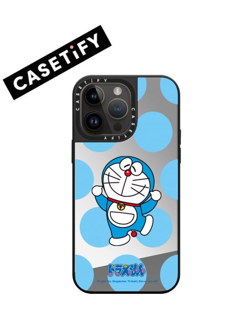 Magnetic Charm Doraemon Mirror Case for iPhone 15 Pro Max