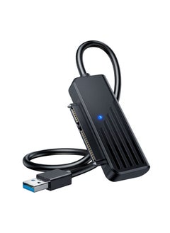 SATA to USB Cable, 1.7FT, SATA to USB 3.0 Adapter, SATA to USB Adapter Cable for 2.5” SATA III Hard Drive Adapter, External Hard Drive Reader Converter for SSD/HDD Data Transfer Up to 5TB(Black)