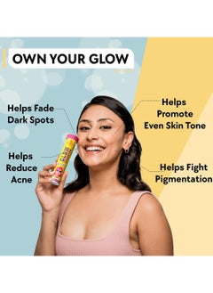 CHICNUTRIX Glow 500mg Japanese Glutathione And Vit C for Brighter Skin 60 Effervescent Tablets Strawberry Lemon Flavour  - Image 1