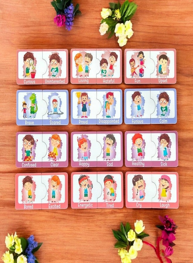 Kiddiwinks Winkslab:Emotions & Behavior Matching Puzzle – Teach Kids Good Behavior & Emotions Understanding Feelings & Moods Early Learning Kit - Image 5