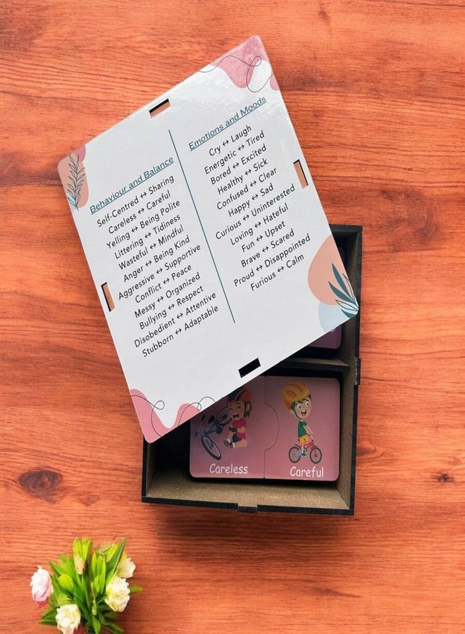 Kiddiwinks Winkslab:Emotions & Behavior Matching Puzzle – Teach Kids Good Behavior & Emotions Understanding Feelings & Moods Early Learning Kit - Image 2