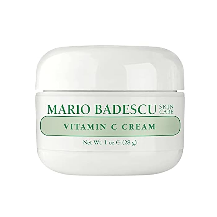 Mario Badescu Vitamin C Cream | Lightweight Face Moisturizer Enriched With Niacinamide for All Skin Types | Visibly Reduces Signs of Aging | 1 Fl Oz - Image 1