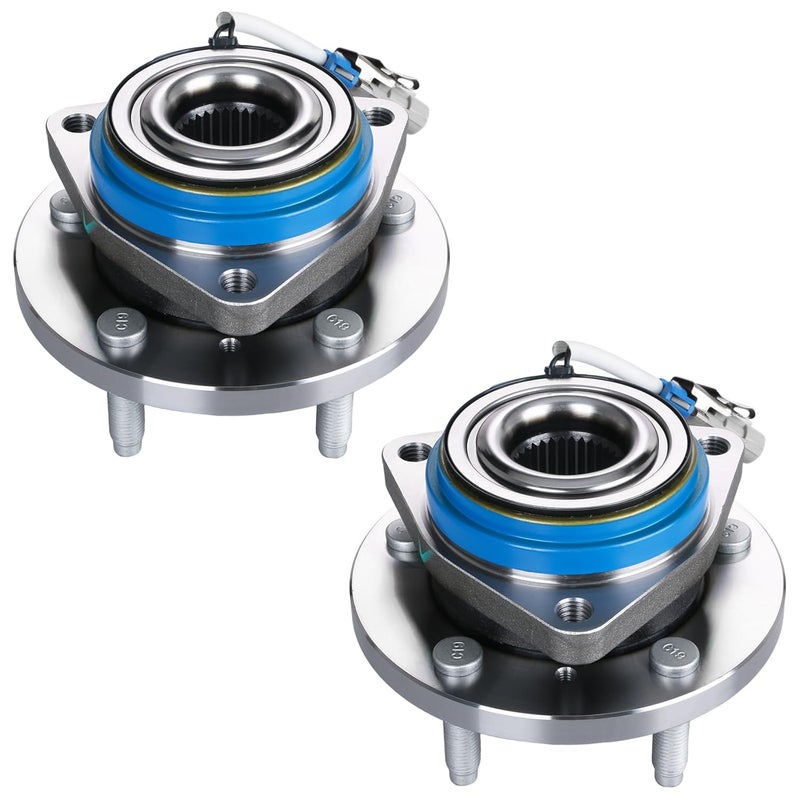 BDELI 2 Pack 513121 FWD/AWD Front/Rear Wheel Hub Bearing Assembly for Cadillac, Chevy, Buick, Pontiac - Image 1