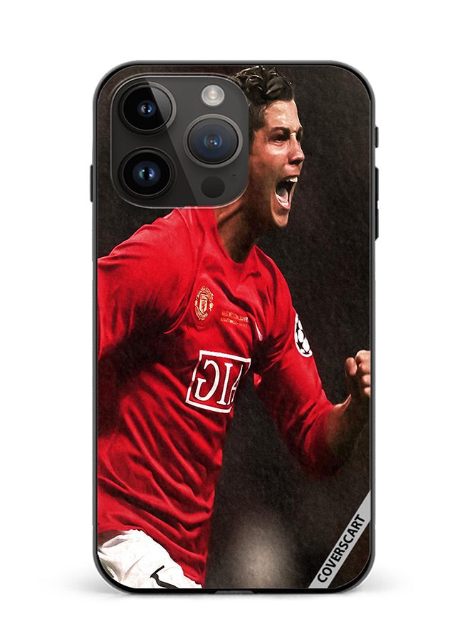 Protective Case Cover For Apple iPhone 12 Pro Max Ronaldo Design Multicolour