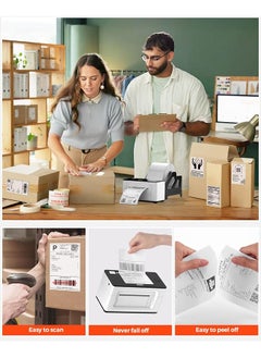 erorex Thermal Direct Shipping Label Pack Of 500 4X6 Per Roll Labels Commercial Grade  - Image 5