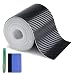 Arespark Carbon Fiber Wrap Black Vinyl Wrap Cars Window Door Trim Universal Chrome Delete Vinyl Tape Door Edge Guards Vehicle Protection Tape Auto Accessories with Free Tool Kit 3in x 30ft - Image 2