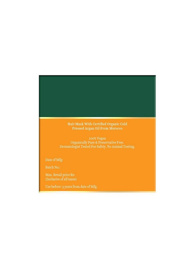 Biotique Argan Oil Hair Mask From Morocco (Ideal For Frizz -Free And Stronger Hair), 175G  - Image 2