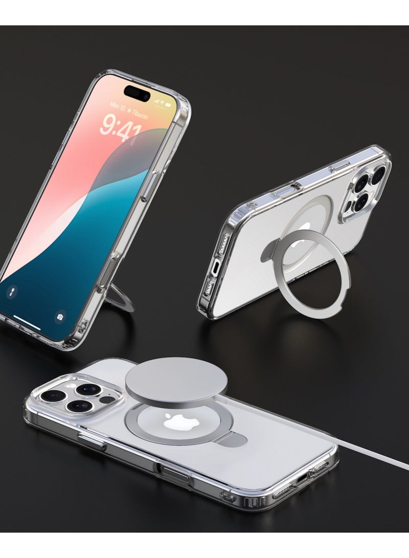 ديفيا جراب ديفيا المغناطيسي المقاوم للصدمات لجهاز iPhone 16 Pro Max - شفاف - Image 3