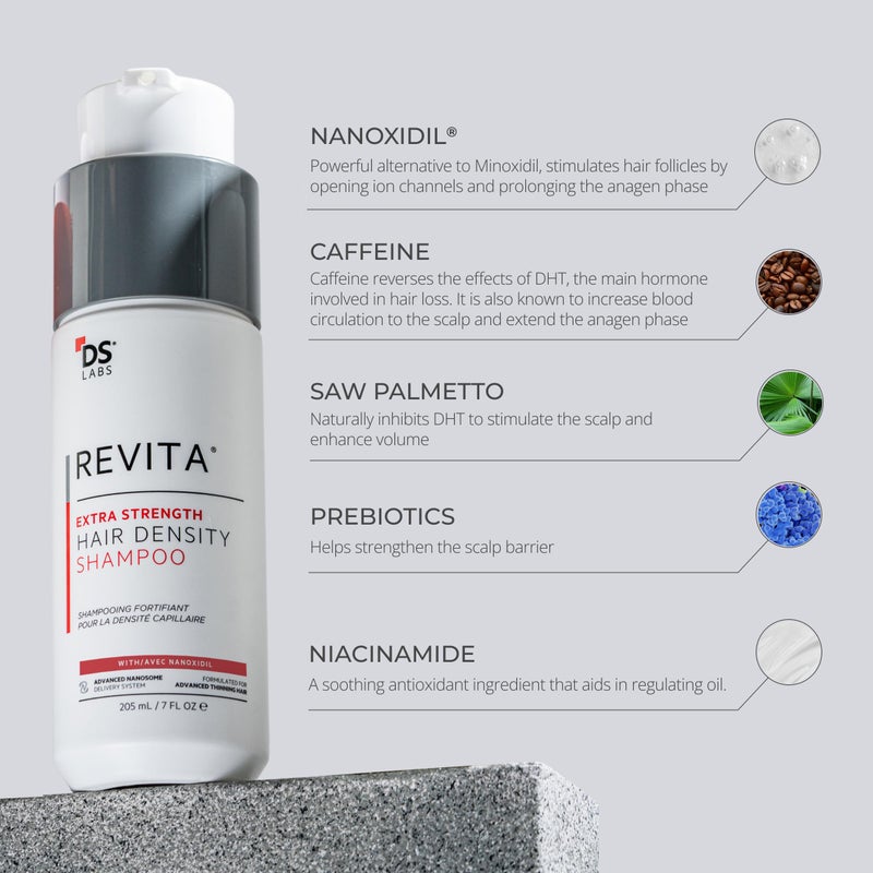 DS Labs Revita Extra Strength Shampoo, 205mL – Scalp First Cleanse for Fuller, Thicker Looking Hair, Lightweight Hydration, Sulfate Free, Color Safe, For Men & Women - Image 2