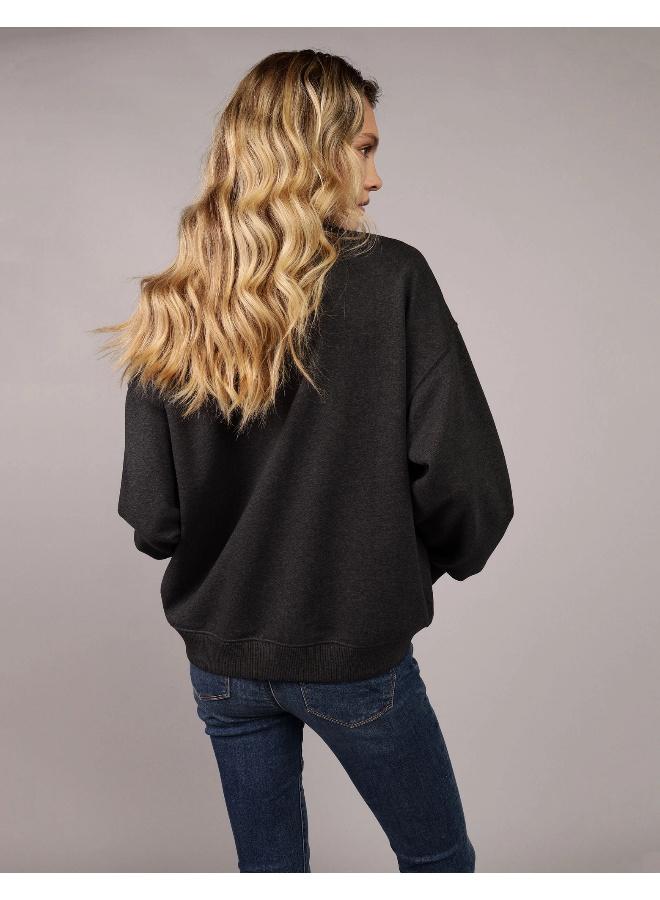 American Eagle AE Logo Graphic Relaxed Crew Neck Sweatshirt - Image 4