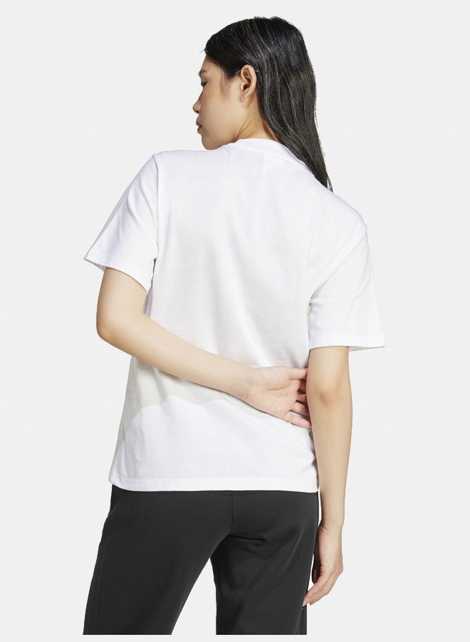 Adidas essentials big logo cotton women's graphic t-shirt - Image 4