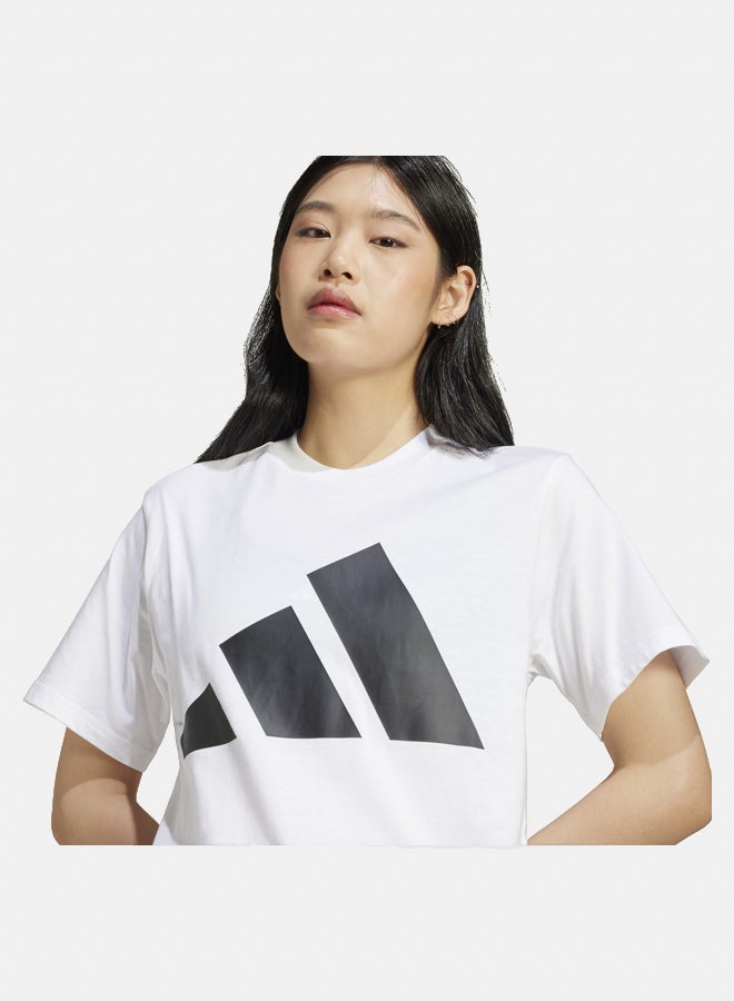 Adidas essentials big logo cotton women's graphic t-shirt - Image 3