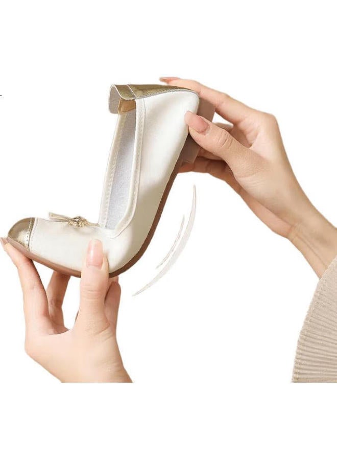 ZHR Women'S Single Shoes Small Fragrance Style Butterfly Knot Flat Shoes Elegant Round Toe Soft Bottom Women'S Shoes Bk116 Champagne 37 - Image 2