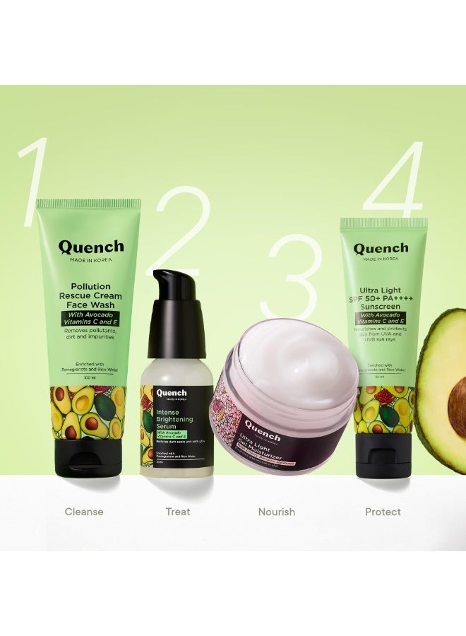 Quench SPF 50+ PA++++ Sunscreen for Face | UVA UVB Protection | Non Greasy No White Cast | Quench Korean Skin Care for Men & Women - Image 5