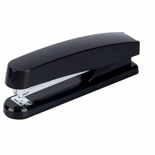 Business Source Desktop Stapler, Full-Strip, 20 Sheet Capacity, Black - Image 1