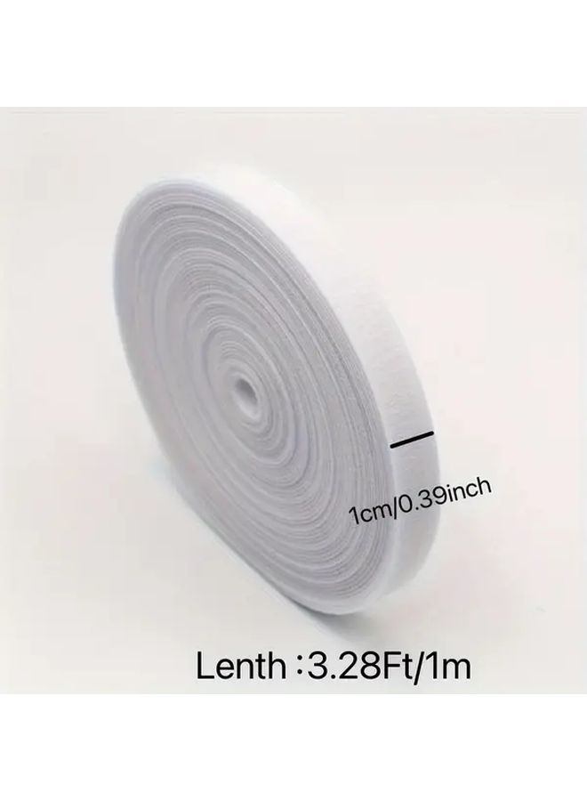 Grey Self-Adhesive Cable Organizer 39.37 Inches Reusable Wire Fixing Strap - Image 2