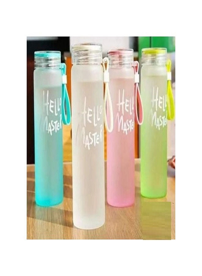Hello Master Water Bottle Acrylic 500ml Multicolour - Image 1