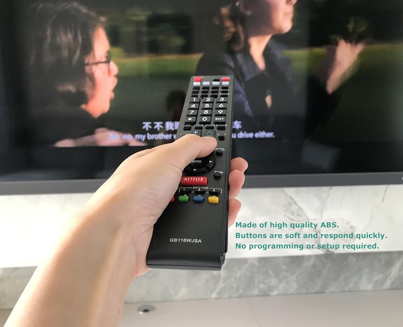 BOMAZ Replacement Remote Control Universal for Sharp GA935WJSA GB005WJSA GB004WJSA AQUOS Smart LED HDTV TV - Image 5