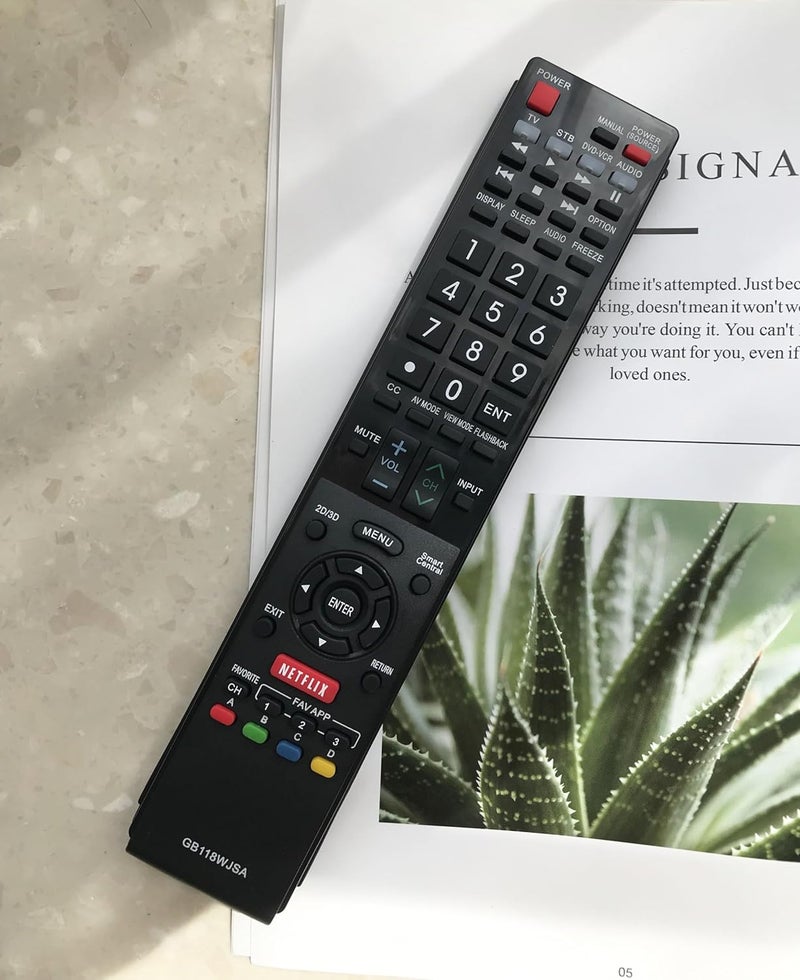 BOMAZ Replacement Remote Control Universal for Sharp GA935WJSA GB005WJSA GB004WJSA AQUOS Smart LED HDTV TV - Image 4